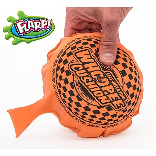 JA-RU 4 Flarp Putty Toys Mini and 1 Whoopee Cushion Self-Inflating...