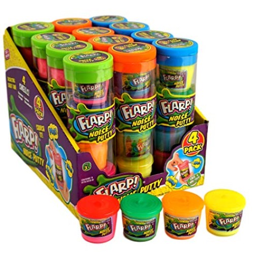 JA-RU 4 Flarp Putty Toys Mini and 1 Whoopee Cushion Self-Inflating...