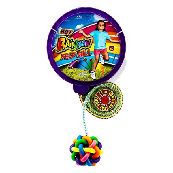 JA-RU Skip It Jumping Ball Game 1 Assorted Colors Skip it Ankle ...