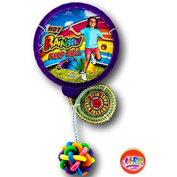 JA-RU Skip It Jumping Ball Game 1 Assorted Colors Skip it Ankle ...