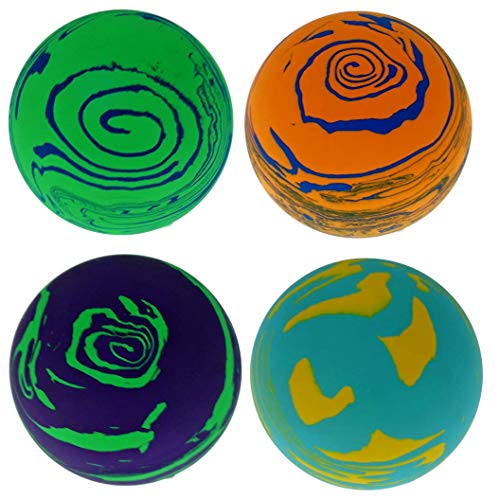 JA-RU Super Sky HI Bounce Balls Swirl Color Bouncing Ball 2.3 6 ...