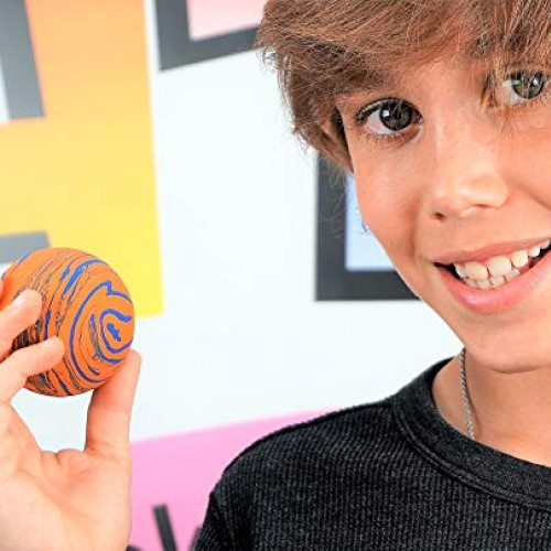 JA-RU Super Sky HI Bounce Balls Swirl Color Bouncing Ball 2.3 6 ...