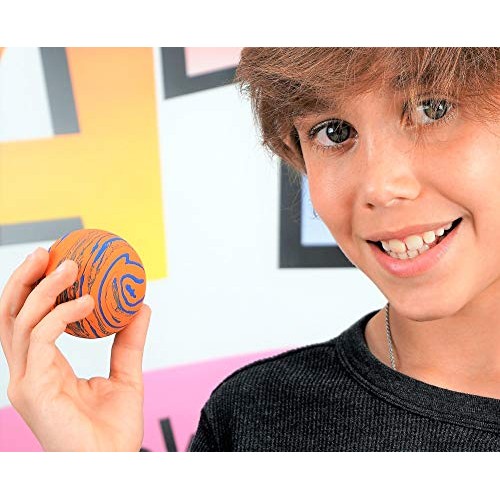 JA-RU Super Sky HI Bounce Balls Swirl Color Bouncing Ball 2.3 6 ...
