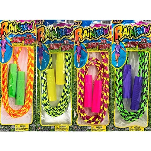 Kids Jump Rope 7ft Pack of 288 Jump Ropes in Bulk by JA-RU Assor...