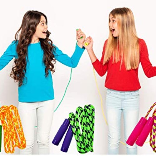 Kids Jump Rope 7ft Pack of 288 Jump Ropes in Bulk by JA-RU Assor...