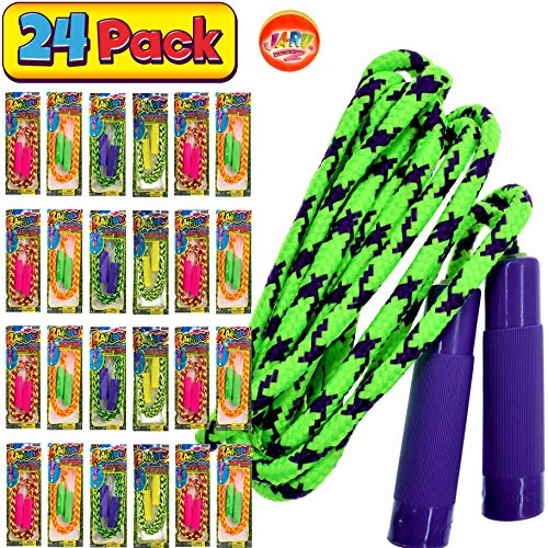 Kids Jump Rope 7ft Pack of 288 Jump Ropes in Bulk by JA-RU Assor...