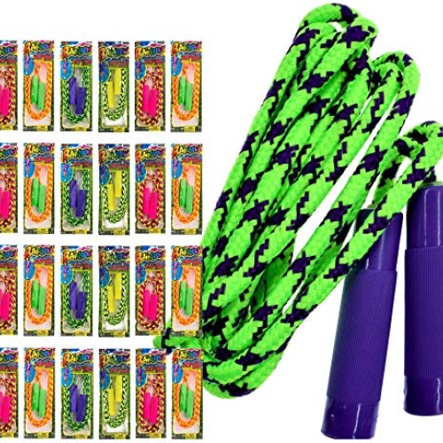 Kids Jump Rope 7ft Pack of 288 Jump Ropes in Bulk by JA-RU Assor...