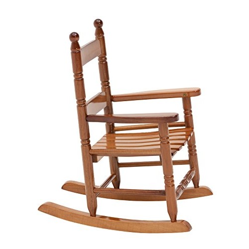 Jack-Post KN-10N Classic Childs Porch Rocker Natural Laquer Oak