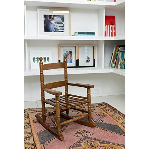 Jack-Post KN-10N Classic Childs Porch Rocker Natural Laquer Oak