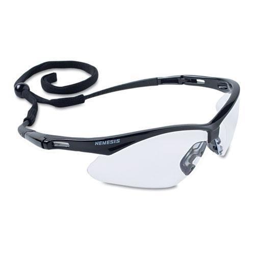 Jackson 3000354 KC 25676 Nemesis Safety Glasses Black Frame Clear ...