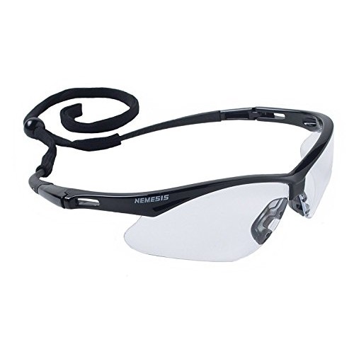 Jackson 3000355 KC 25679 Nemesis Safety Glasses Black Frame Clear ...