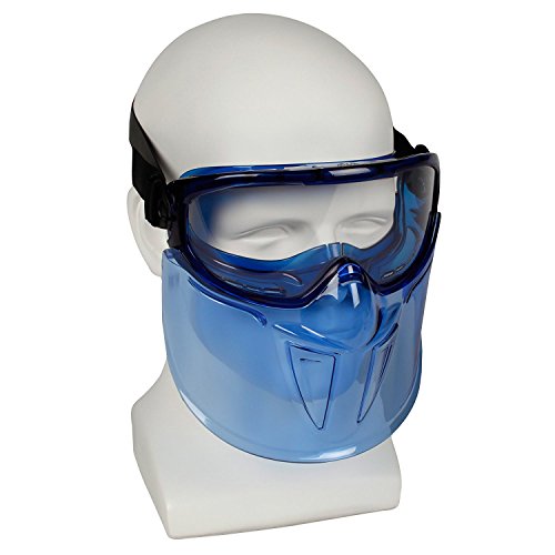 Jackson Safety 18629 V90 Goggle and Faceshield, Standard, Clear wi...