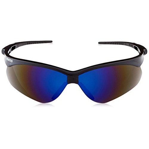 Jackson Safety 3000358 Nemesis Safety Glasses Black Frame / Blue M...