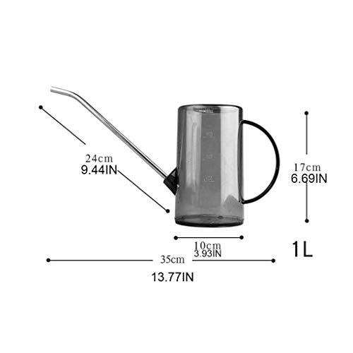 jackyee Watering Pot-Watering Bucket Garden 1 Litre/ 35 OZ Long Sp...