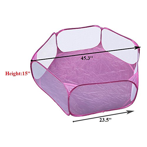Jacone Portable Cute Hexagon Playpen Children Ball Pit ,Indoor and...