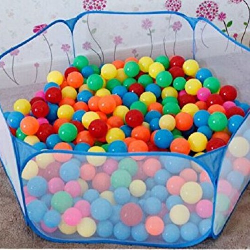 Jacone Portable Cute Hexagon Playpen Children Ball Pit ,Indoor and...