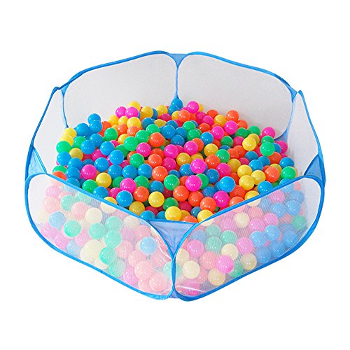 Jacone Portable Cute Hexagon Playpen Children Ball Pit ,Indoor and...