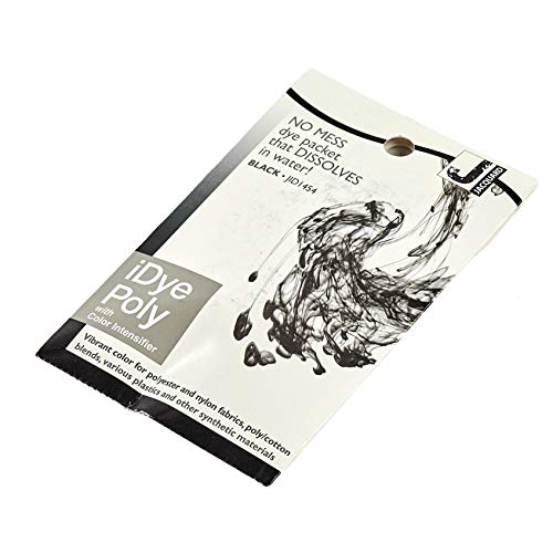 Jacquard iDye 207824 Poly Synthetic Fiber Fabric Dye Black