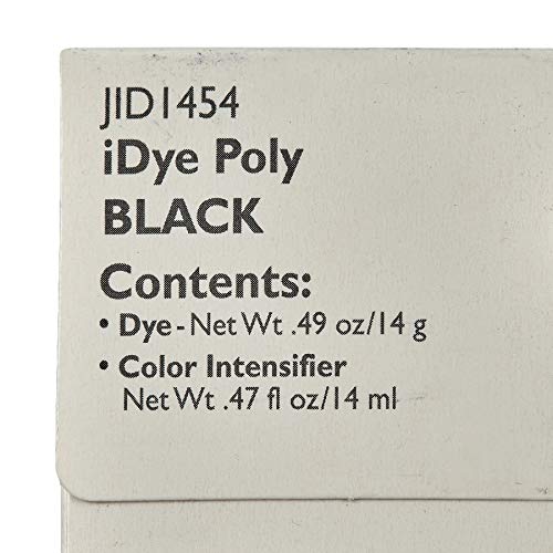 Jacquard iDye 207824 Poly Synthetic Fiber Fabric Dye Black