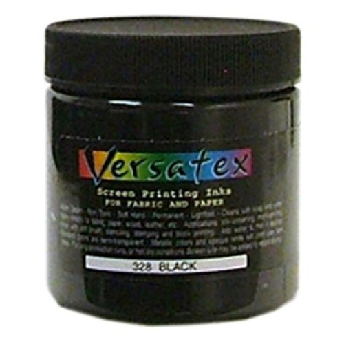 Versatex Screenprinting Ink Black for Paper and Fabric 4oz by Jacq...