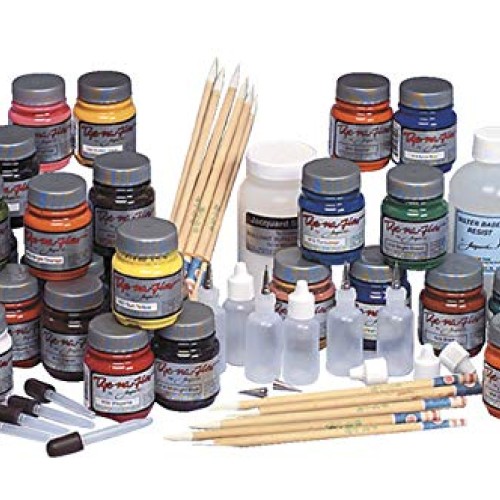 Jacquard 401508 Dye-Na-Flow Fabric Painting Classroom Pack, Assort...