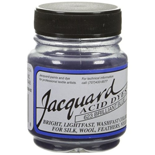 Jacquard Acid Dyes 1/2 Ounce-Brilliant Blue