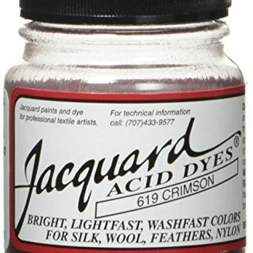 Jacquard Acid Dyes 1/2 Ounce-Crimson