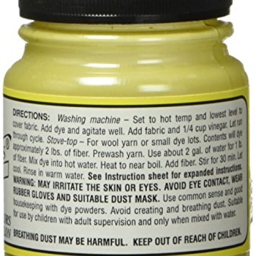 Jacquard Acid Dyes .5oz, Yellow Sun