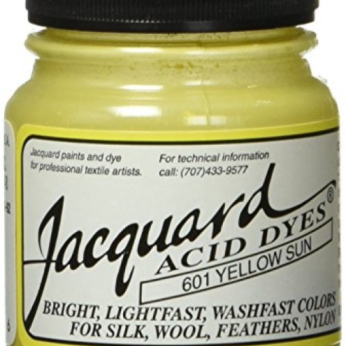 Jacquard Acid Dyes .5oz, Yellow Sun
