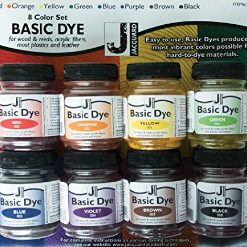 Jacquard Basic Dye Set, Includes 8-1/2 Ounce Jars