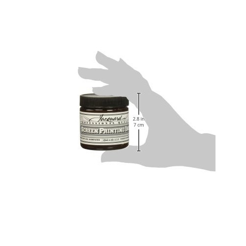 Jacquard JAC-JSI1116 Screen Printing Ink, 4 oz, Brown