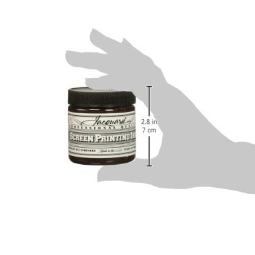 Jacquard JAC-JSI1116 Screen Printing Ink, 4 oz, Brown
