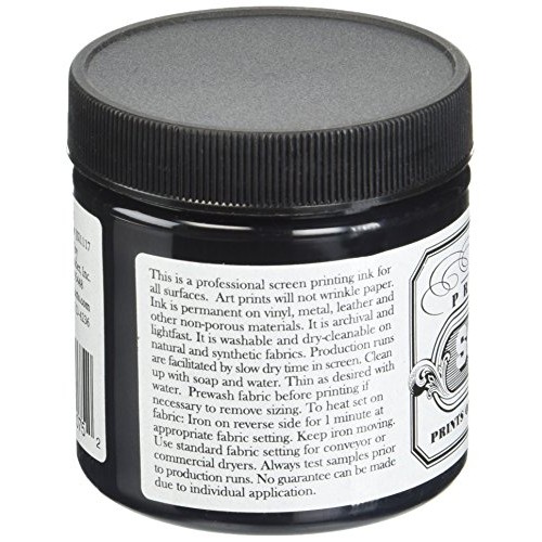 Jacquard JAC-JSI1117 Screen Printing Ink, 4 oz, Black
