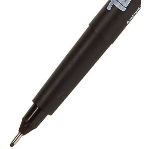 Jacquard JAC-PEN1008 Fine Tee Juice Fabric Marker, Black