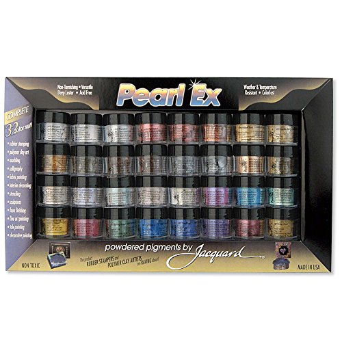 Jacquard Pearl EX Powder Pigments 32-Color Set