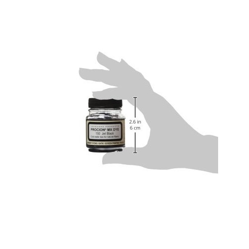 Jacquard Procion MX Fiber Reactive Dye 2 3rd ounce Jar Jet Black
