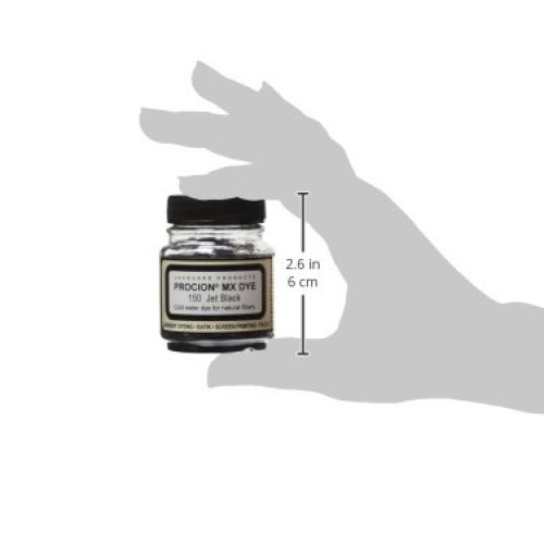 Jacquard Procion MX Fiber Reactive Dye 2 3rd ounce Jar Jet Black