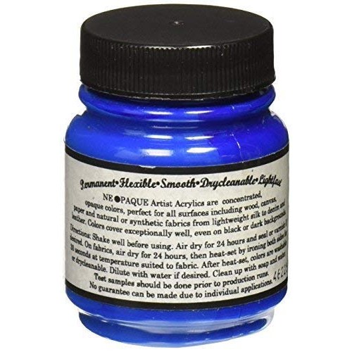 Jacquard Products 2-1/4-Ounce Neopaque Acrylic Paint, Blue