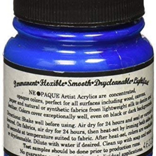 Jacquard Products 2-1/4-Ounce Neopaque Acrylic Paint, Blue