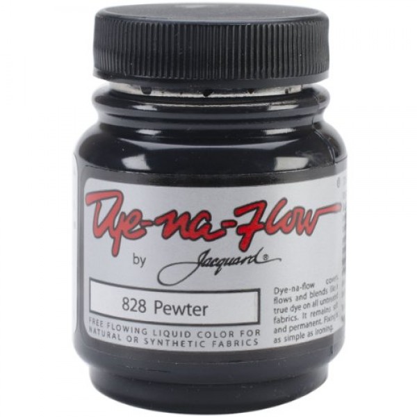 Jacquard Products Dye-Na-Flow Liquid Color, 2-1/4-Ounce, Pewter