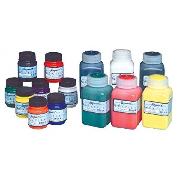 Jacquard Products JAC1000 Textile Color Fabric Paint 8 Pack, 2.2...