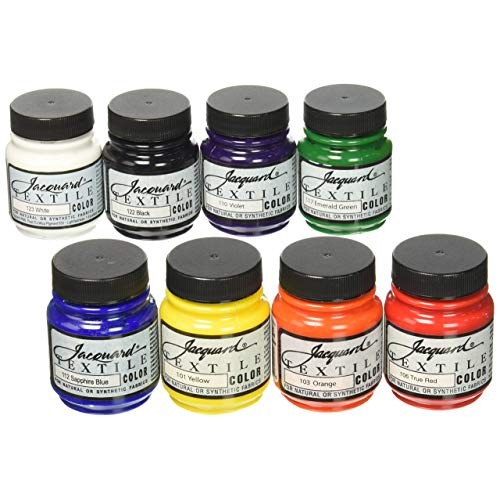 Jacquard Products JAC1000 Textile Color Fabric Paint 8 Pack, 2.2...