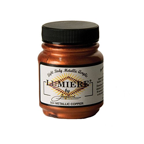 Jacquard Products Lumiere Fabric Paint 2 Oz. Jar: Metallic Copper,...