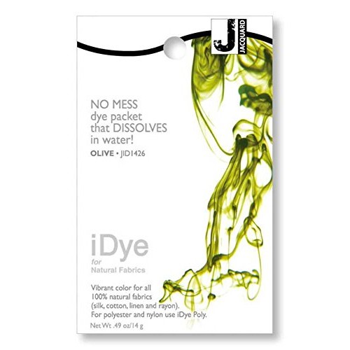 Jacquard V000334443 iDye Fabric Dye 14 Grams-Olive