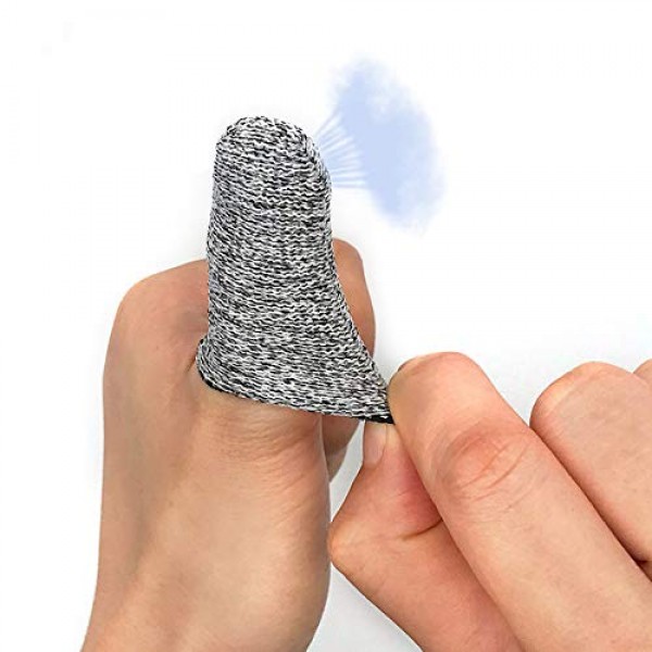 20 PCS Finger Cots Cut Resistant Protector, Finger Covers for Cuts...