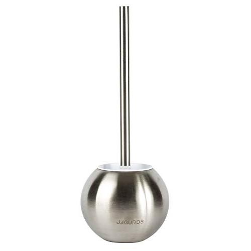JAGURDS Toilet Brush with Holder Stainless Steel Bowl Cleaner, Per...