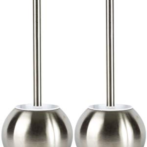JAGURDS Toilet Brush with Holder Stainless Steel Bowl Cleaner, Per...
