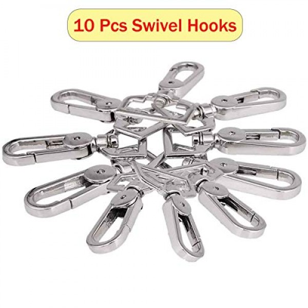 Swivel Lobster Clasps Clips Lanyard Snap Hook and Slide Buckles an...