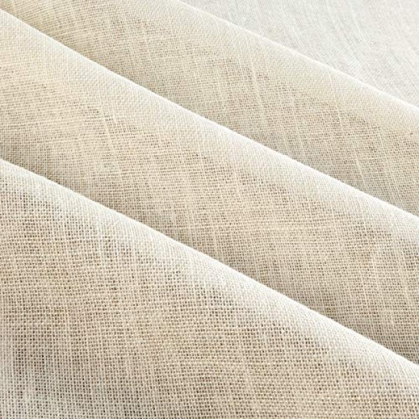 James Thompson 60in Sultana Burlap White Fabric By The Yard