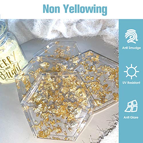 16oz Crystal Clear Epoxy Resin Kit Casting and Coating for River T...